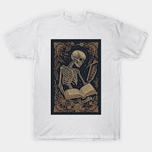 Hardcore Bookworm V T-Shirt